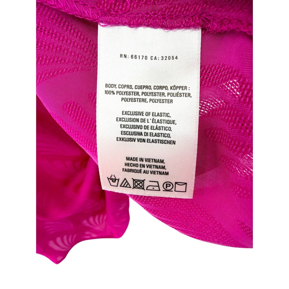 Anthropologie Pink Smocked Ruffle Off Shoulder Top Size M NEW Brunch Whimsical - Picture 4 of 6